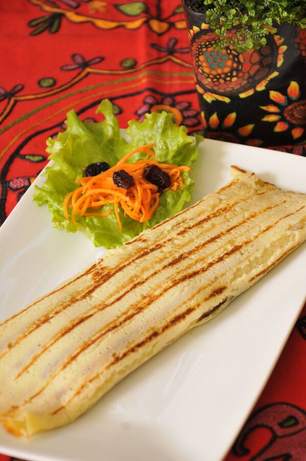 Crepe de pizza