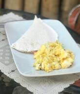Tapioca de queijo branco e mel