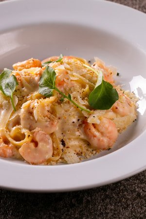 Fettuccine com Camaroes